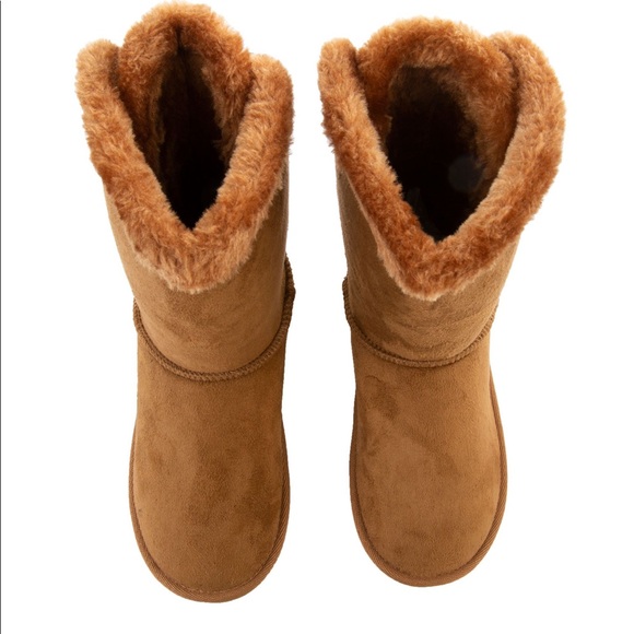 Baby/Toddler Bow Tie Fur Boots - Picture 4 of 6